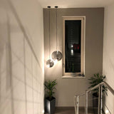 s.luce Lampa wisząca kula szklana kula