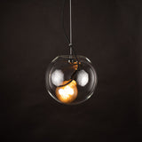 Sphere pendant lamp glass ball