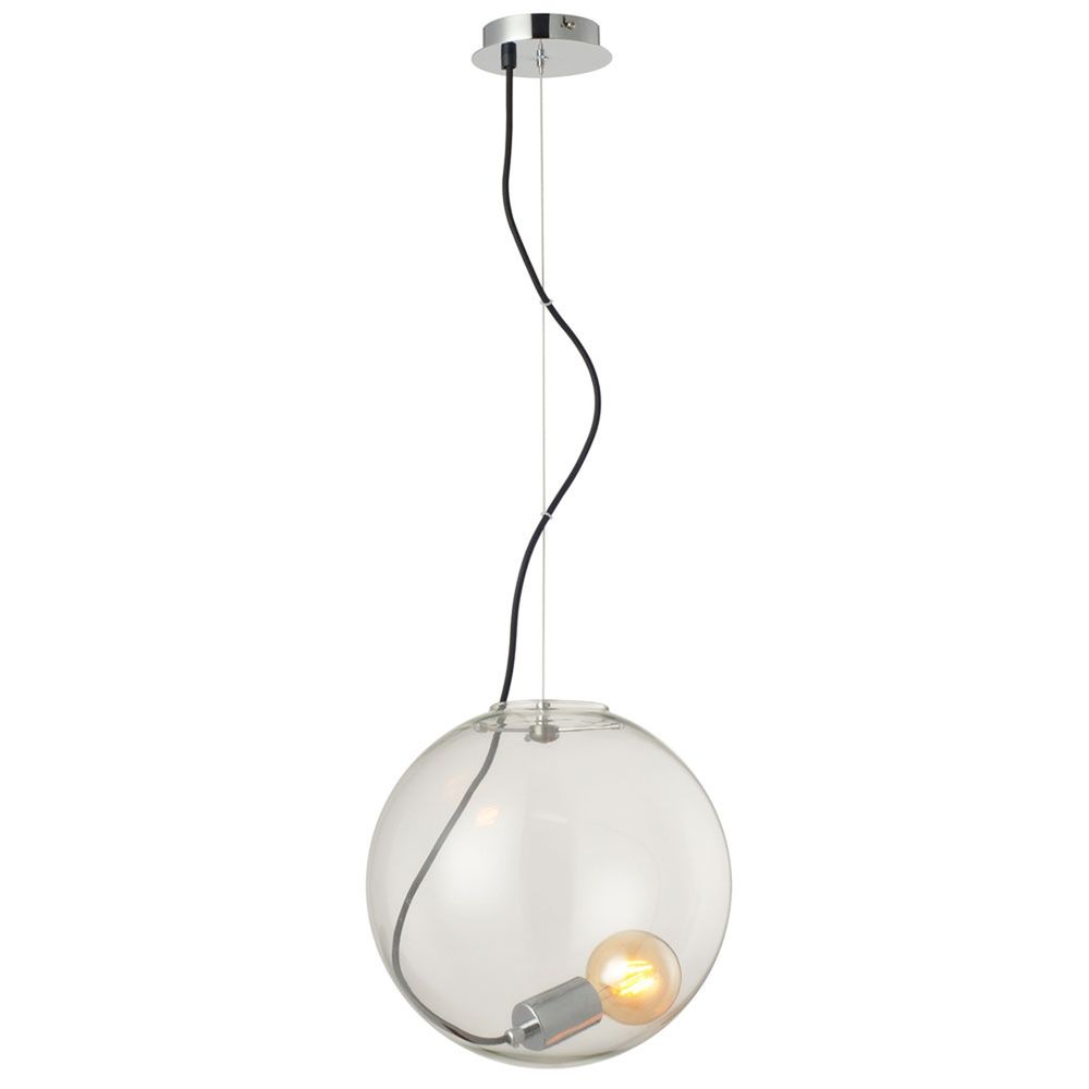 s.luce Lampa wisząca kula szklana kula