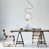 Sphere pendant lamp glass ball