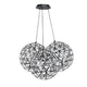 s.luce Atom Cluster LED Mehrfach-Pendelleuchte 3-flammig in stilvollem Design mit geometrischen Leuchtenelementen.