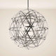 s.luce Atom Cluster LED Mehrfach-Pendelleuchte 3-flammig mit geometrischem Design und transparentem Look.