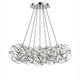 s.luce Atom Cluster LED Mehrfach-Pendellampe 7-flammig in modernem Design mit filigranen Leuchtenelementen.