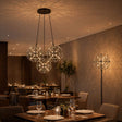 s.luce Atom Cluster LED Mehrfach-Pendelleuchte 3-flammig im modernen Restaurant mit stilvollem Ambiente.