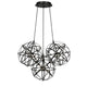 s.luce Atom Cluster LED Mehrfach-Pendelleuchte 3-flammig mit geometrischen Leuchtenelementen in modernem Design.