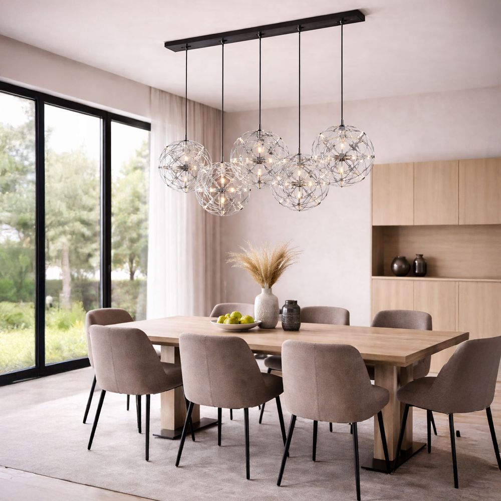 s.luce Atom LED-ruokapöydän riippuvalaisin 2-5 valon säde 120cm