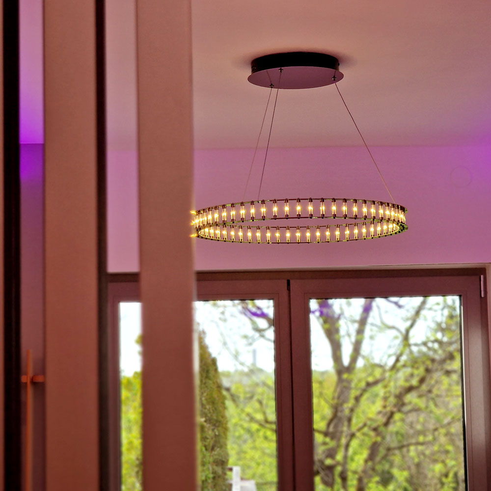 s.luce Atom Ring LED hanglamp Dimbaar