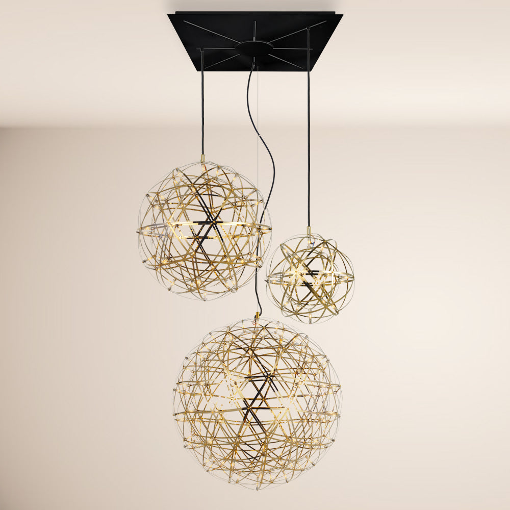 Atom XL hanging light combination modular