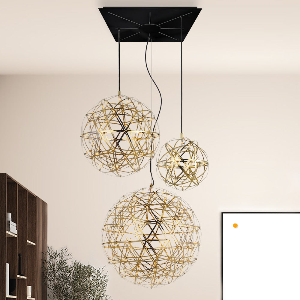 Atom XL hanging light combination modular