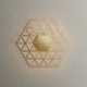 s.luce Atom eckige LED Effekt Wand- & Deckenleuchte