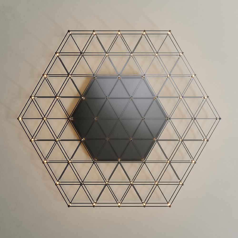 s.luce Atom angular LED effect wall & ceiling light
