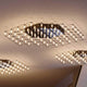 s.luce Atom eckige LED Effekt Wand- & Deckenleuchte