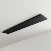 s.luce Balken Baldachin Rechteckig (ohne Bohrung) schwarz 160x25cm für Pendelleuchten