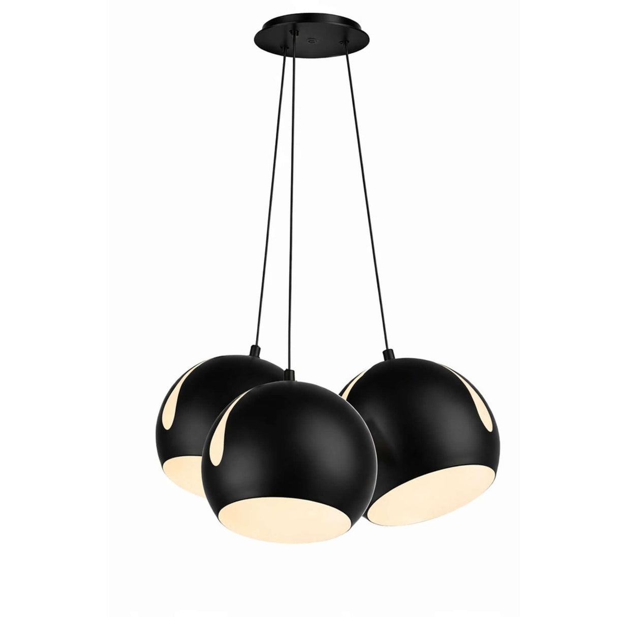 s.luce Ball Flerarmet pendellampe Cluster med 3 lyskilder 3x30cm 
