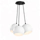 s.luce Ball Flerarmet pendellampe Cluster med 3 lyskilder 3x30cm 