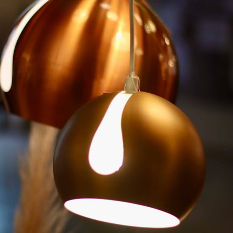 s.luce Ball Hängelampe 1-Phasen-Schiene Ø 30cm Mitteleinspeiser in modernem Design