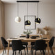 s.luce Ball pendant light 3-light with ceiling track