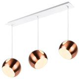 s.luce Bal hanglamp 3-lichts met plafondrail