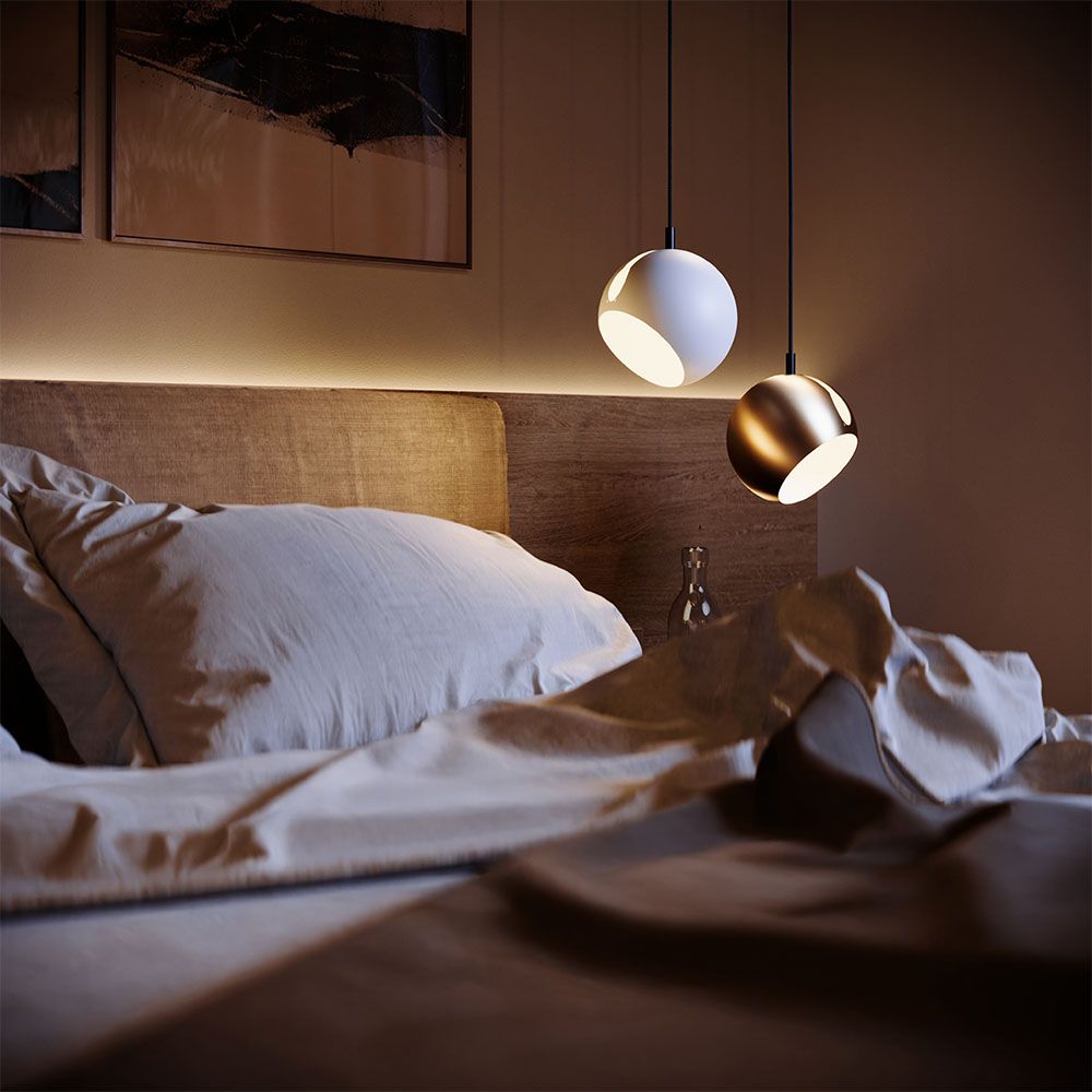 s.luce Ball pendant light interchangeable shade