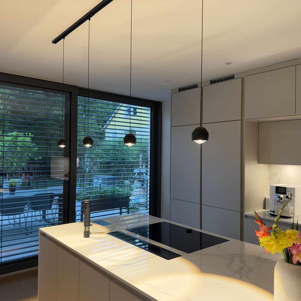 SLV Lampadario Da Soffitto Orientabile Con Faretti, Alluminio, 16.5 X 9 X 8 Cm