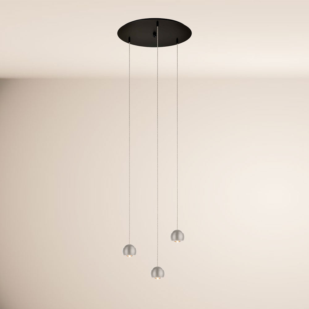 s.luce Beam LED hanglamp 3- of 5-lichts modulaire kap