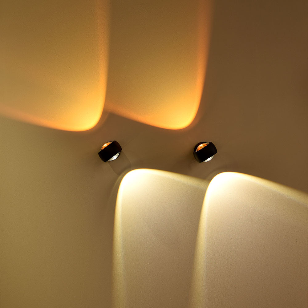 Beam wall light Up&amp;Down with lenses