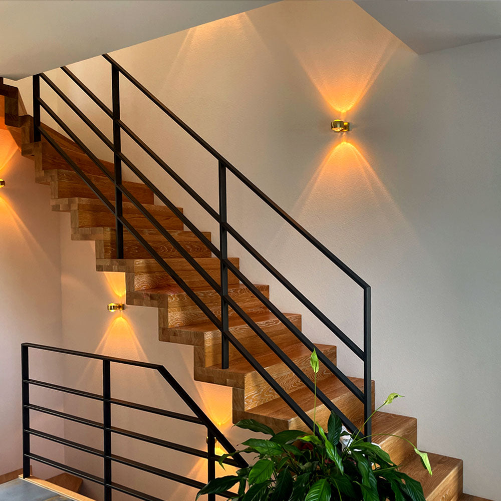 Beam wall light Up&amp;Down with lenses