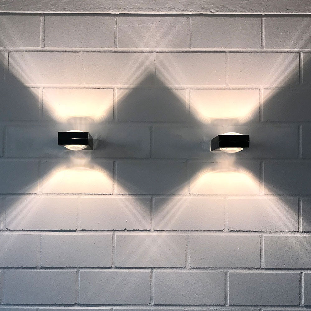 Beam X modern wall light Up &amp; Down square