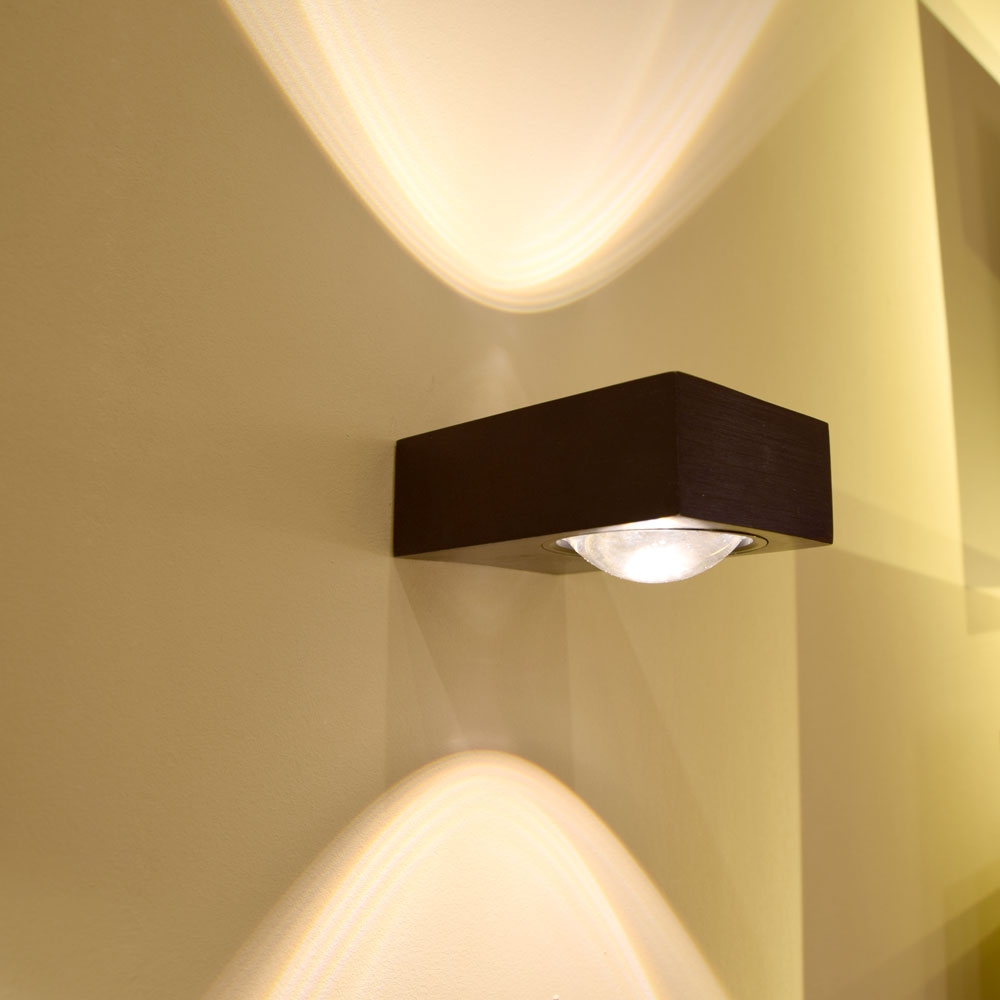 Beam X modern wall light Up &amp; Down square