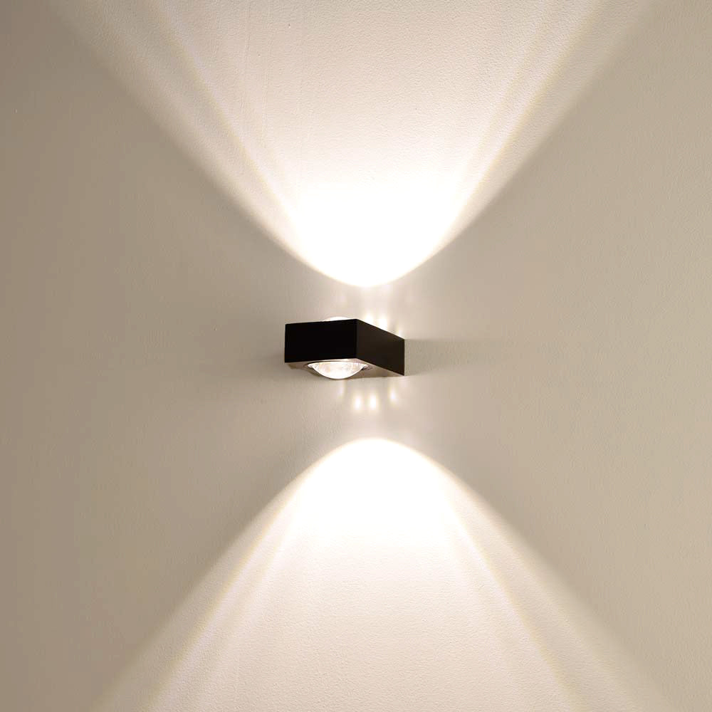 Beam X modern wall light Up &amp; Down square