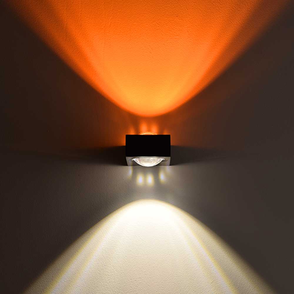 Beam X modern wall light Up &amp; Down square