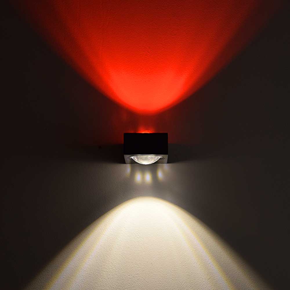 Beam X modern wall light Up &amp; Down square