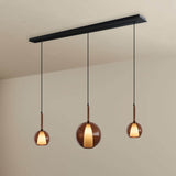 s.luce Candeeiro suspenso de mesa de jantar Belluna com 3 luzes e cobertura de 160 cm