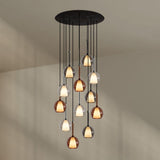 s.luce Belluna Galerielampe 12-flammig Ø 80cm Baldachin