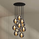 s.luce Belluna gallery lamp 12-flame Ø 80cm canopy