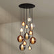 s.luce Belluna gallery lamp 12-flame Ø 80cm canopy