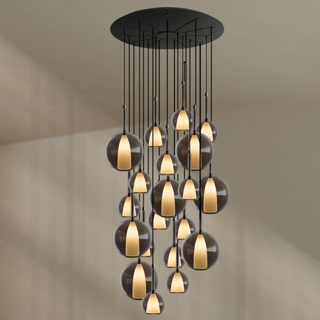 s.luce Belluna galleriavalaisin 20-valo Ø 120cm katos Belluna galleriavalaisin 20-valo Ø 120cm katto