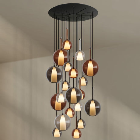 s.luce Belluna galleriavalaisin 20-valo Ø 120cm katos Belluna galleriavalaisin 20-valo Ø 120cm katto