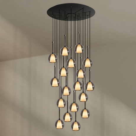 s.luce Belluna galleriavalaisin 20-valo Ø 120cm katos Belluna galleriavalaisin 20-valo Ø 120cm katto