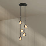 s.luce Belluna Galerieleuchte 5-flammig Ø 60cm Baldachin