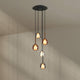 s.luce Belluna gallery light 5-flame Ø 60cm canopy