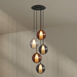 s.luce Belluna Galerieleuchte 5-flammig Ø 60cm Baldachin