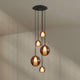 s.luce Belluna gallery light 5-flame Ø 60cm canopy