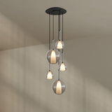 s.luce Belluna Galerieleuchte 5-flammig Ø 60cm Baldachin