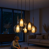 s.luce Belluna Galerieleuchte 5-flammig Ø 60cm Baldachin