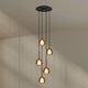s.luce Belluna gallery light 5-flame Ø 60cm canopy