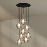 s.luce Belluna gallery light baldacchino a 8 luci Ø 80 cm