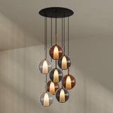 s.luce Belluna Galerieleuchte 8-flammig Ø 80cm Baldachin