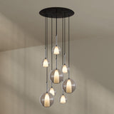 s.luce Belluna Galerieleuchte 8-flammig Ø 80cm Baldachin