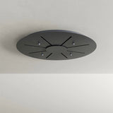 s.luce Belluna Galerieleuchte 8-flammig Ø 80cm Baldachin